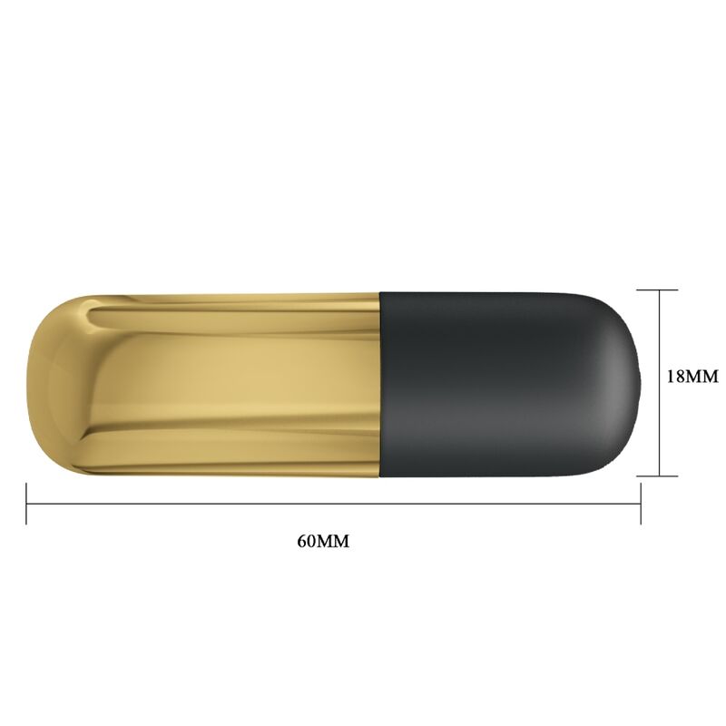 PRETTY LOVE - GOLDEN RECHARGEABLE BULLET VIBRATOR - ToysByMonk