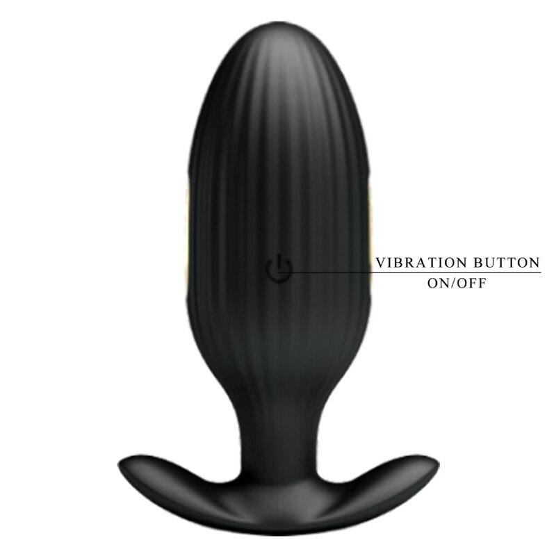 PRETTY LOVE - JEFFERSON APP CONTROLLED ANAL PLUG BLACK - ToysByMonk