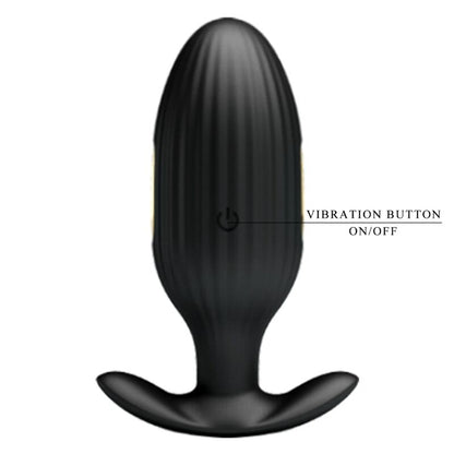 PRETTY LOVE - JEFFERSON APP CONTROLLED ANAL PLUG BLACK - ToysByMonk