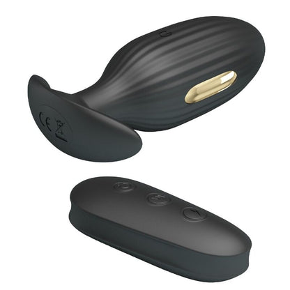 PRETTY LOVE - KELLY PLUG ANAL RECHARGEABLE VIBRATOR BLACK - ToysByMonk