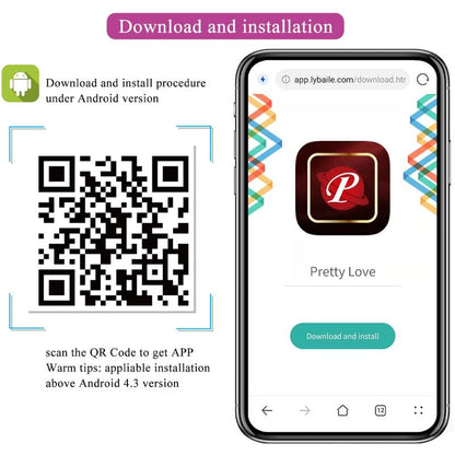 PRETTY LOVE - JEFFERSON APP CONTROLLED ANAL PLUG BLACK - ToysByMonk