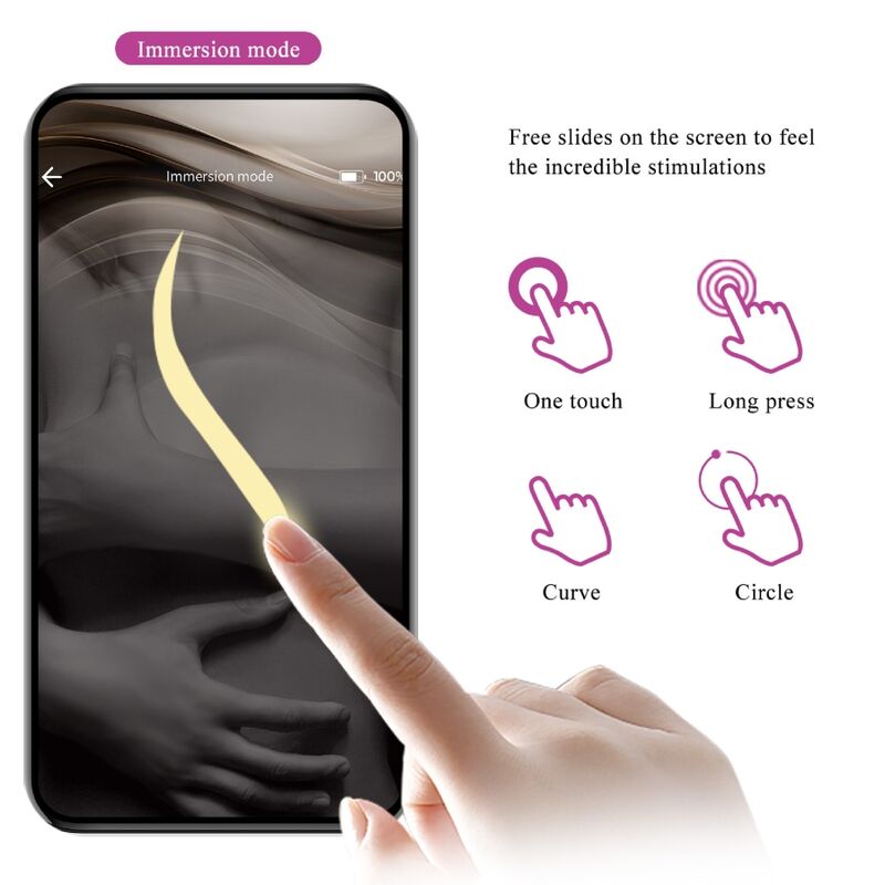 PRETTY LOVE - NYMPH VIBRATING EGG APP CONTROLLED PURPLE - ToysByMonk