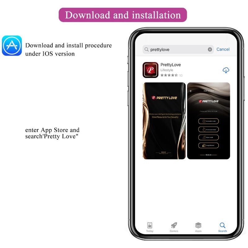 PRETTY LOVE - NYMPH VIBRATING EGG APP CONTROLLED PURPLE - ToysByMonk