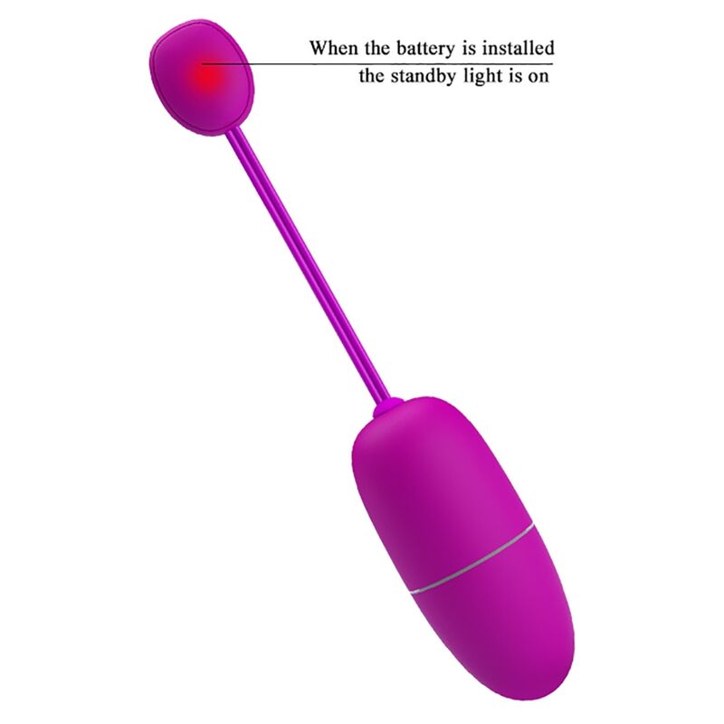 PRETTY LOVE - NYMPH VIBRATING EGG APP CONTROLLED PURPLE - ToysByMonk