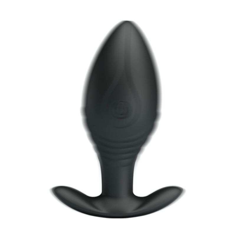PRETTY LOVE - REGINA ANAL PLUG RECHARGEABLE VIBRATOR BLACK - ToysByMonk