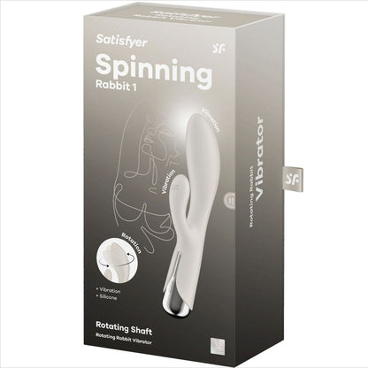 SATISFYER - SPINNING RABBIT 1 CLITORIS AND RED G-SPOT STIMULATION - ToysByMonk