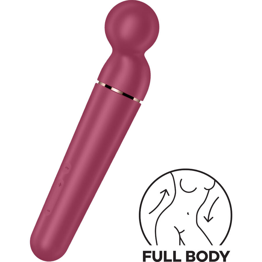 SATISFYER - PLANET WAND-ER VIBRATOR MASSAGER BERRY SATISFYER WAND