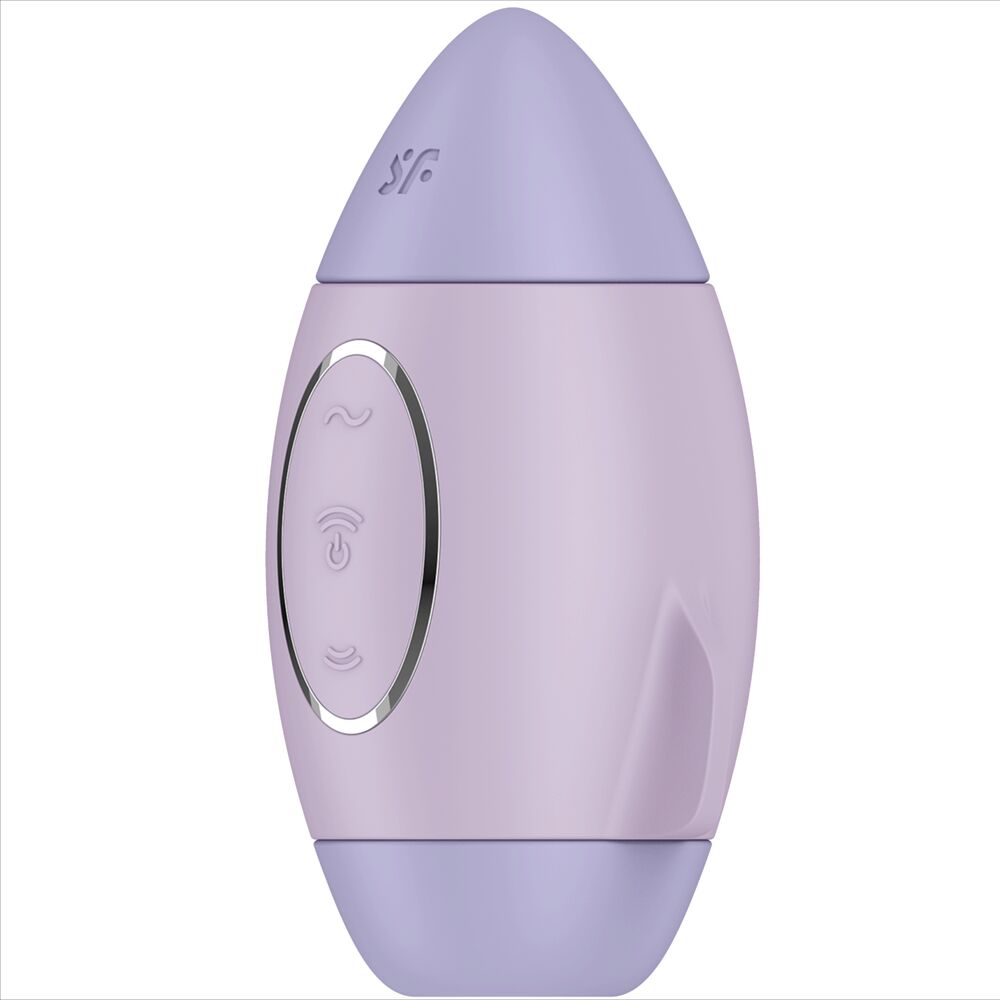 SATISFYER - MISSION CONTROL LILAC SMALL DOUBLE IMPULSE VIBRATOR - ToysByMonk