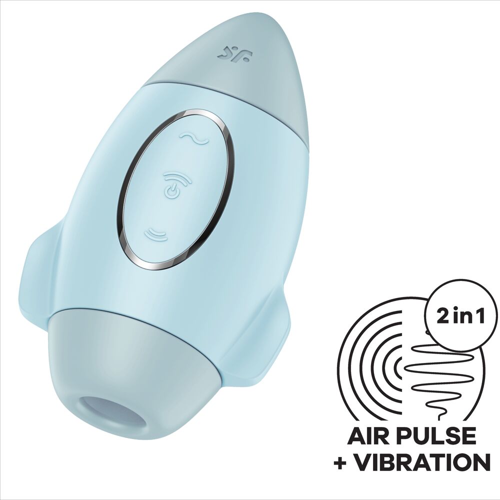 SATISFYER - MISSION CONTROL LILAC SMALL DOUBLE IMPULSE VIBRATOR - ToysByMonk