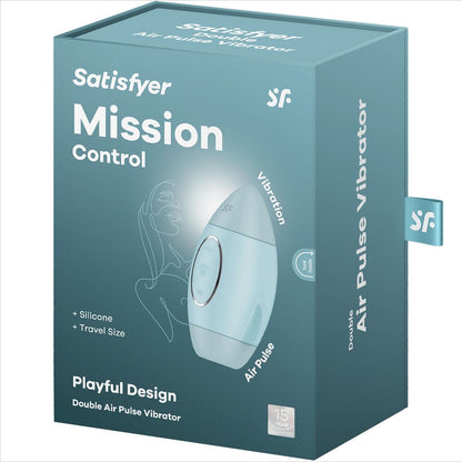SATISFYER - MISSION CONTROL LILAC SMALL DOUBLE IMPULSE VIBRATOR - ToysByMonk