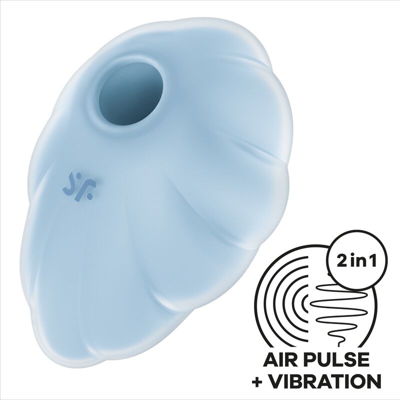 SATISFYER - CLOUD DANCER GREEN AIR PULSE VIBRATOR SATISFYER AIR PULSE