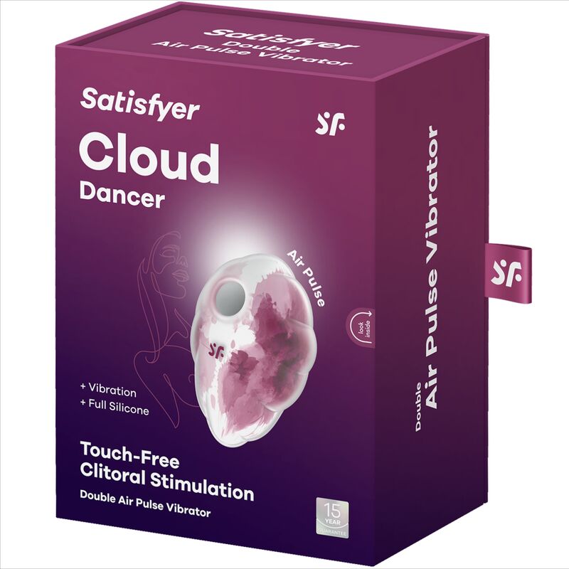 SATISFYER - CLOUD DANCER GREEN AIR PULSE VIBRATOR SATISFYER AIR PULSE