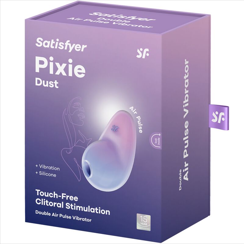SATISFYER - PIXIE DUST LILAC AIR PLUSE STIMULATOR SATISFYER AIR PULSE