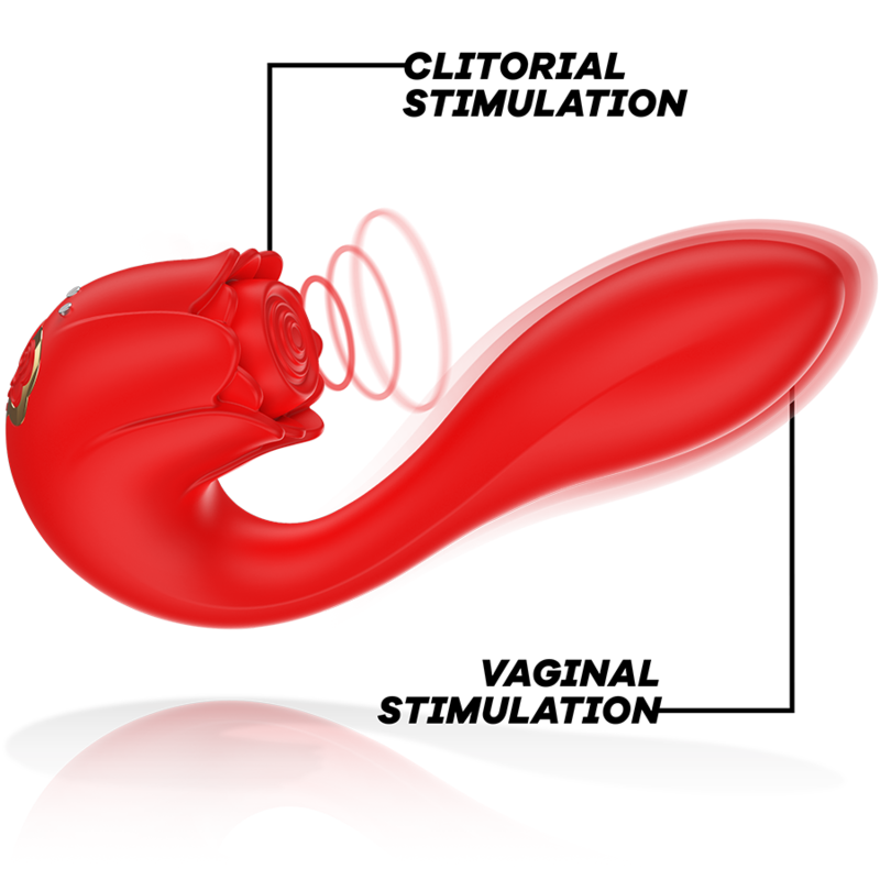 MIA - SELENA STIMULATOR VIBRATING + TAPPING RED MIA