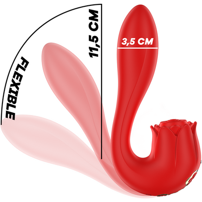 MIA - SELENA STIMULATOR VIBRATING + TAPPING RED MIA
