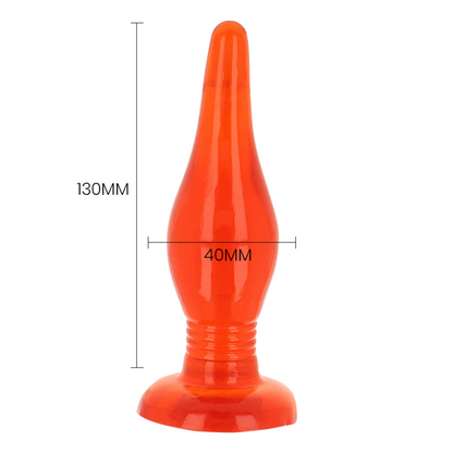 BAILE - RED SOFT TOUCH ANAL PLUG 14.2 CM BAILE ANAL