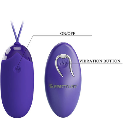 PRETTY LOVE - BERGER YOUTH VIOLATING EGG REMOTE CONTROL VIOLET PRETTY LOVE YOUTH