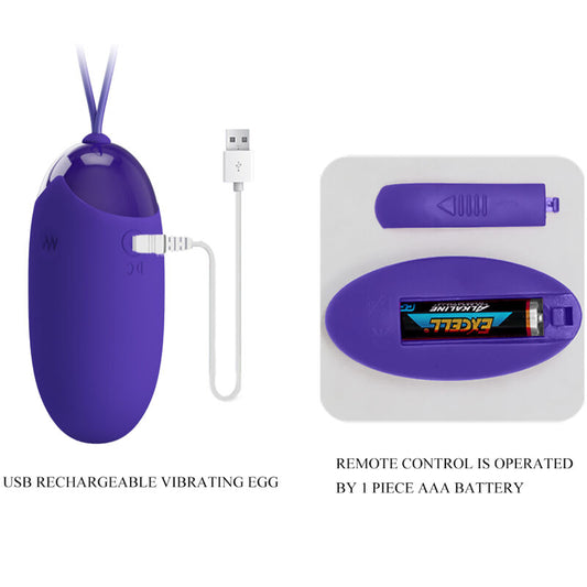 PRETTY LOVE - BERGER YOUTH VIOLATING EGG REMOTE CONTROL VIOLET PRETTY LOVE YOUTH