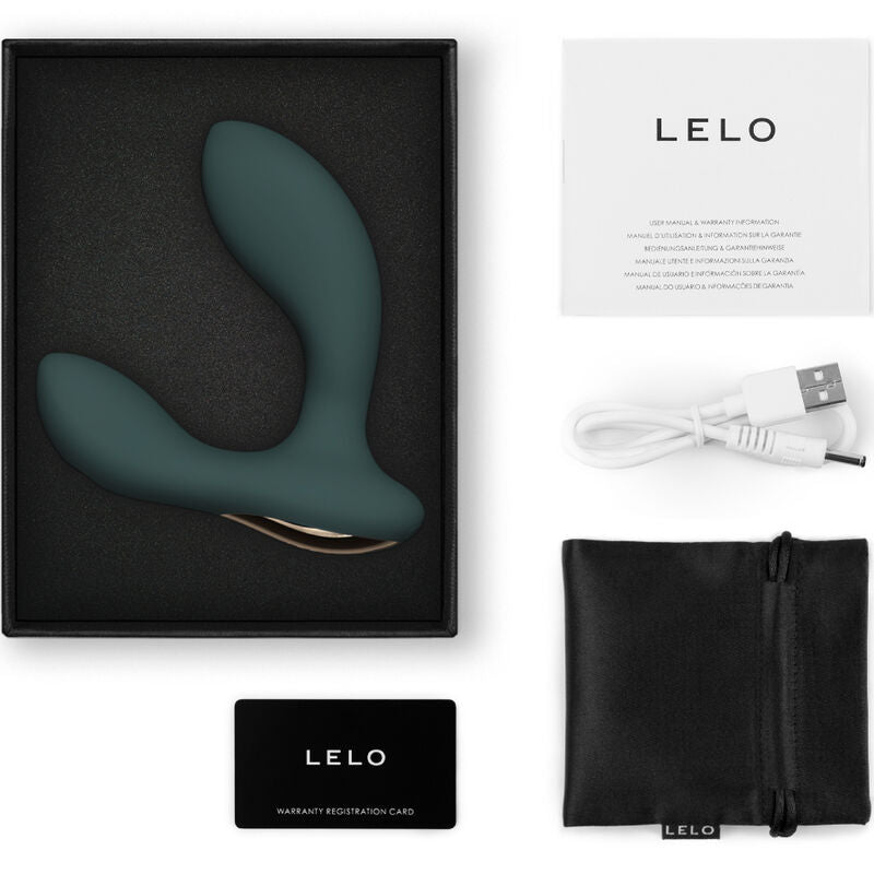LELO - HUGO 2 GREEN PROSTATE MASSAGER - ToysByMonk
