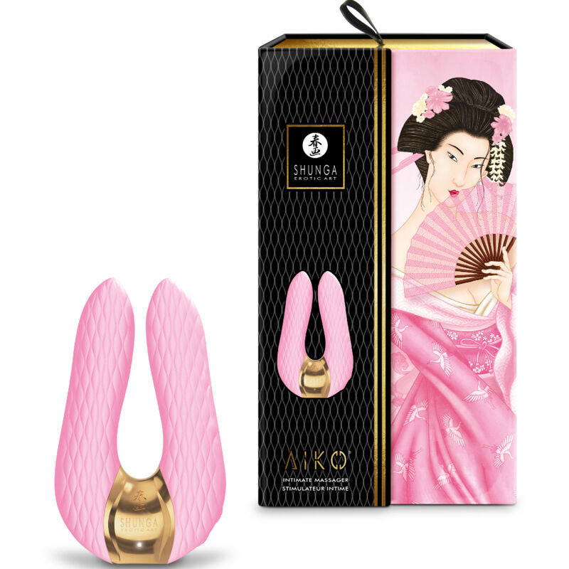 SHUNGA - AIKO INTIMATE MASSAGER PINK - ToysByMonk