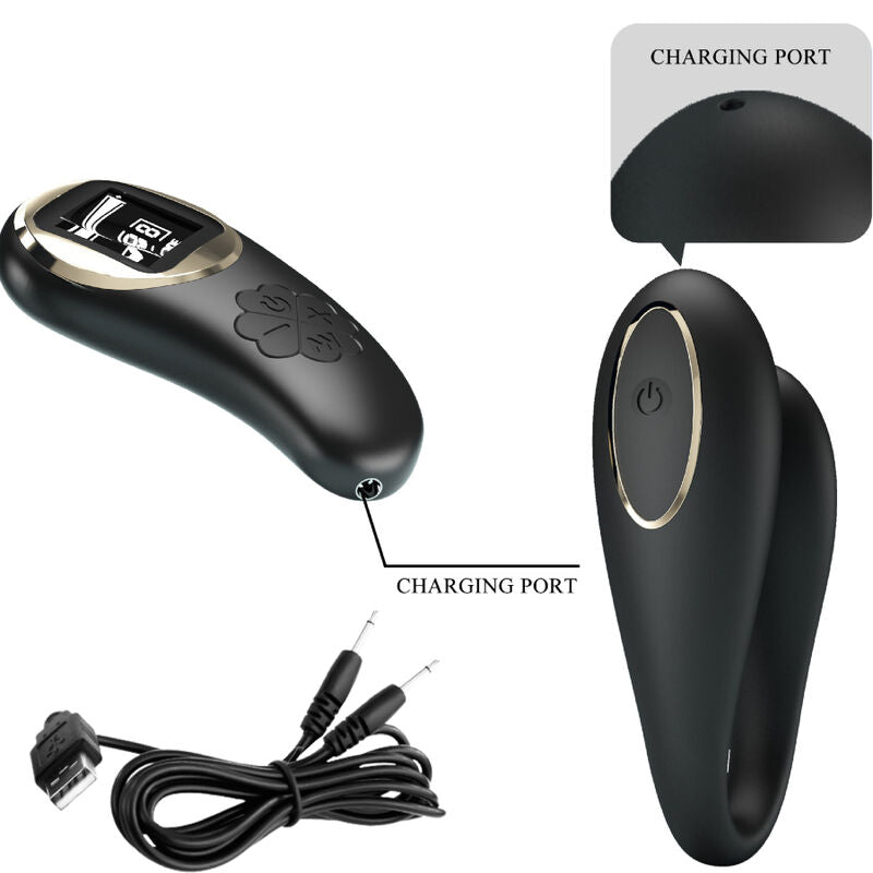 PRETTY LOVE - NATHAN DOUBLE PLEASURE VIBRATOR REMOTE CONTROL PRETTY LOVE C-TYPE