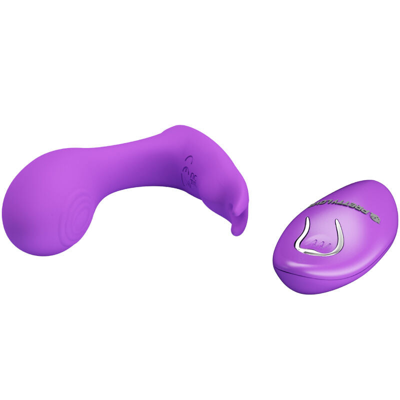 PRETTY LOVE - IDABELLE VIBRATION & PULSATION REMOTE CONTROL VIOLET - ToysByMonk
