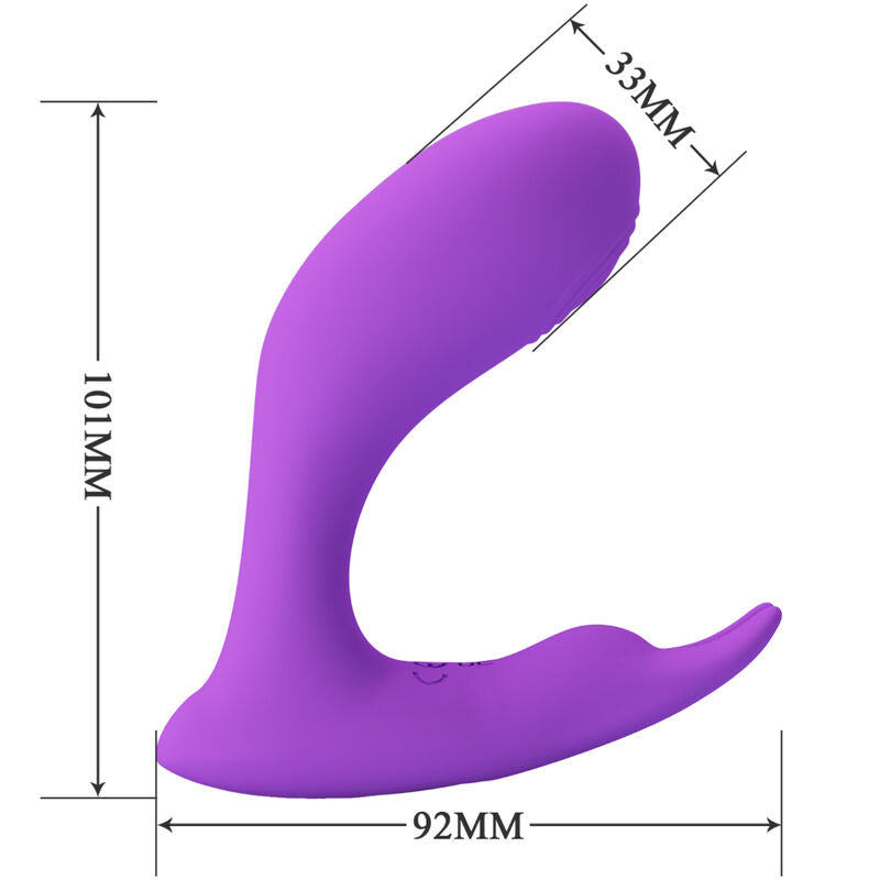 PRETTY LOVE - IDABELLE VIBRATION & PULSATION REMOTE CONTROL VIOLET PRETTY LOVE BOTTOM