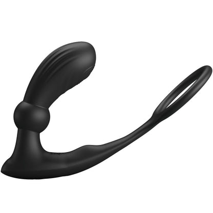 PRETTY LOVE - WARREN BLACK ANAL RING & VIBRATOR - ToysByMonk
