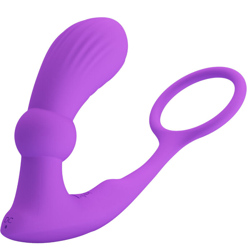 PRETTY LOVE - WARREN VIOLET ANAL RING & VIBRATOR - ToysByMonk