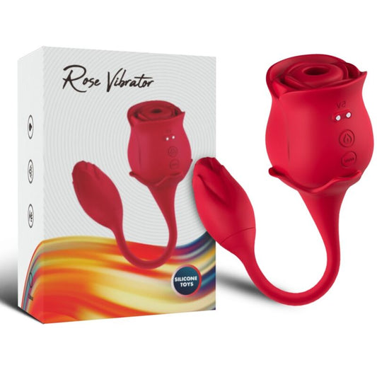 ARMONY - ROSE LICKING VIBRATING DE CLIT &amp; VIBRATOR 10 MODI ROOD