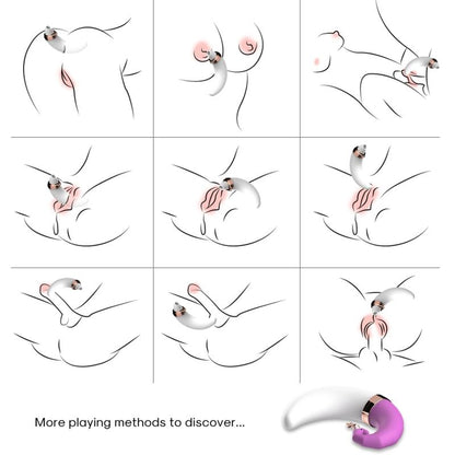 ARMONY - SWEETMOON LICKING VIBRATING CLIT & G-SPOT PINK - ToysByMonk