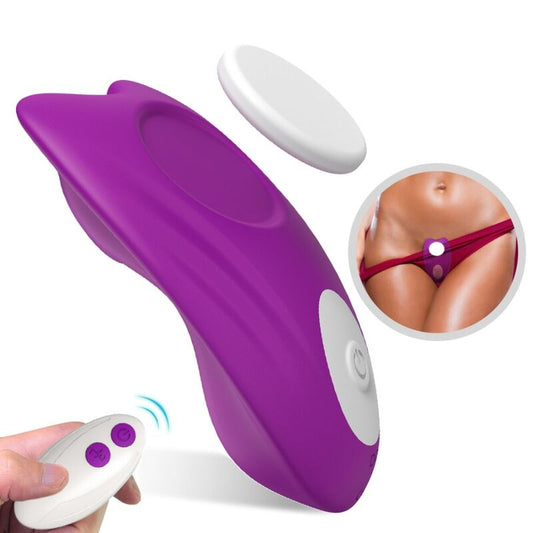 ARMONY - BUTTERFLY WEARABLE PANTIES VIBRATOR REMOTE CONTROL PURPLE - ToysByMonk