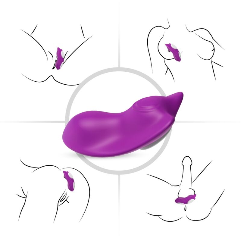 ARMONY - BUTTERFLY WEARABLE PANTIES VIBRATOR REMOTE CONTROL PINK - ToysByMonk