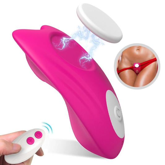 ARMONY - BUTTERFLY WEARABLE PANTIES VIBRATOR REMOTE CONTROL PINK - ToysByMonk