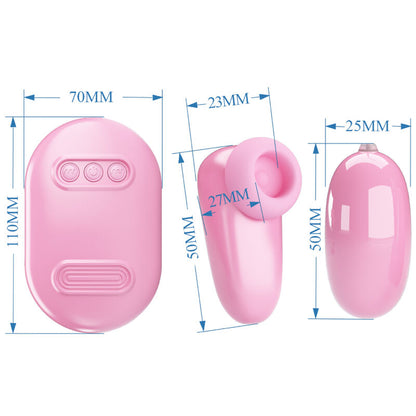 PRETTY LOVE - MAGIC BOX VIBRATING BULLET & PINK STIMULATOR - ToysByMonk