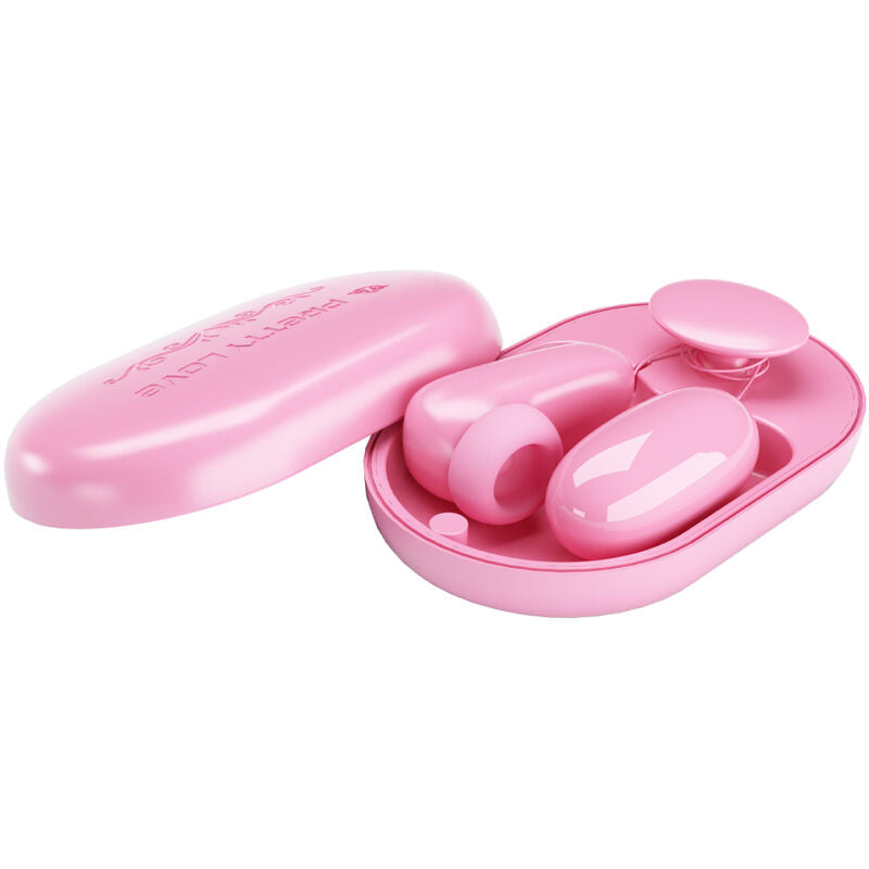PRETTY LOVE - MAGIC BOX VIBRATING BULLET & PINK STIMULATOR - ToysByMonk