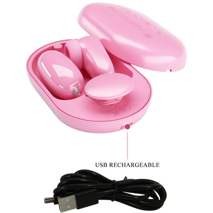 PRETTY LOVE - MAGIC BOX VIBRATING BULLET & PINK STIMULATOR - ToysByMonk