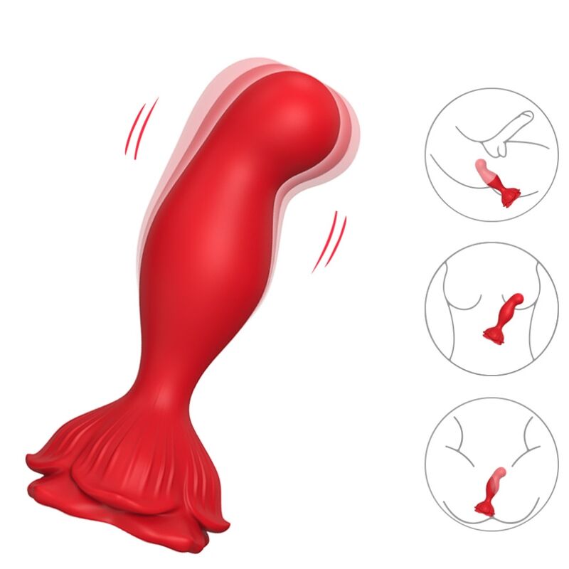 ARMONY - PINK VIBRATOR & ANAL PLUG REMOTE CONTROL RED - ToysByMonk