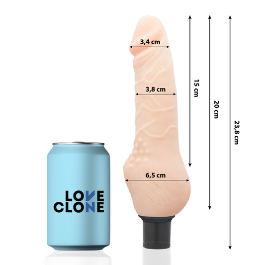 LOVECLONE - DAVEN SELF LUBRICATION REALISTIC 23.8 CM -O- 3.8 CM LOVECLONE