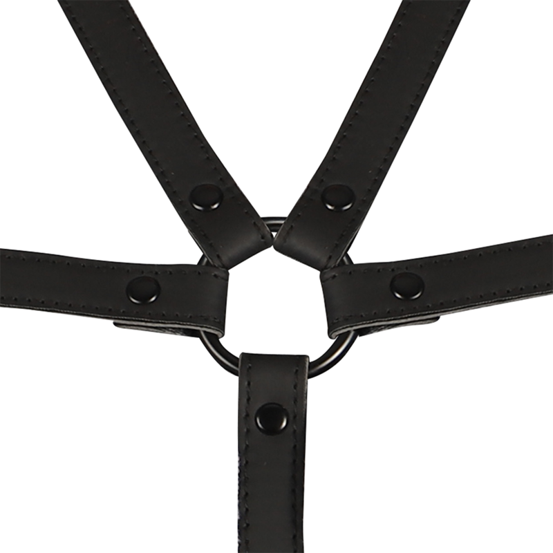 FETISH SUBMISSIVE BONDAGE - ADJUSTABLE HARNESS TORSO AND ARMS FETISH SUBMISSIVE BONDAGE