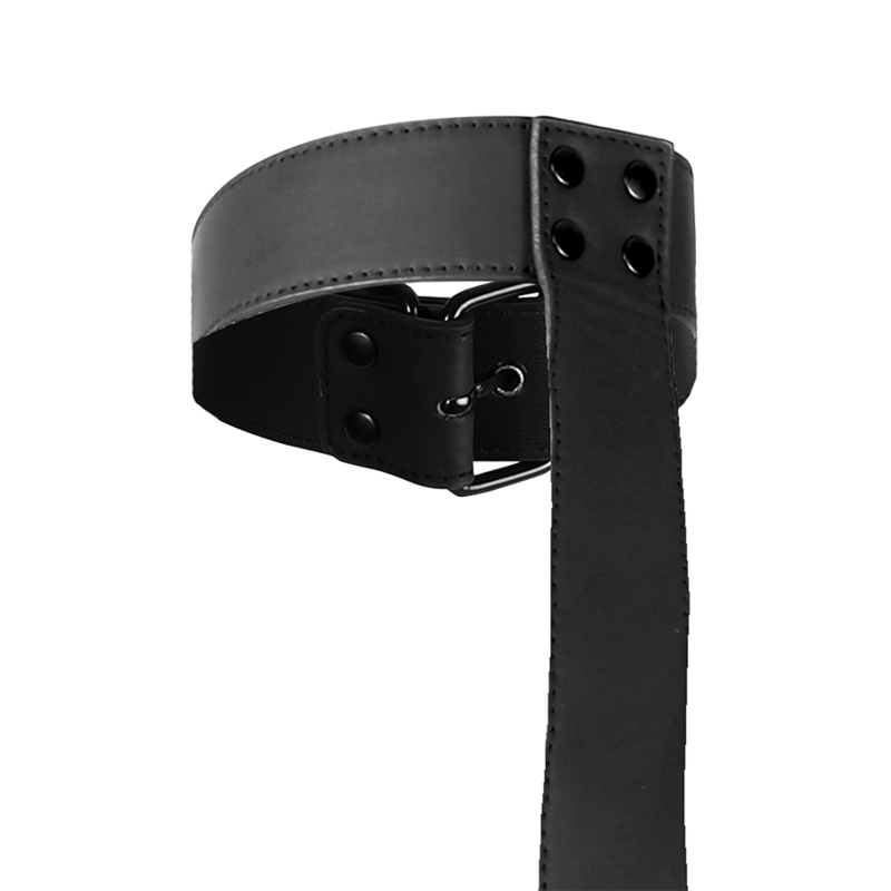 FETISH SUBMISSIVE BONDAGE - COLLAR & WRIST CUFFS BODY RESTRAINT SET FETISH SUBMISSIVE BONDAGE