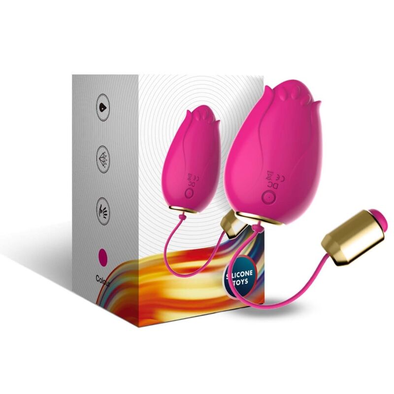ARMONY - MANDALA EGG VIBRATOR G-SPOT REMOTE CONTROL FUCHSIA - ToysByMonk