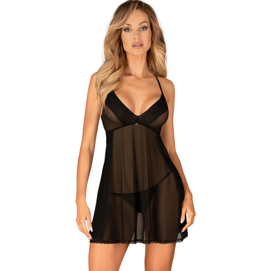 OBSESSIVE - LATINESA BABYDOLL & THONG XS/S OBSESSIVE BABYDOLL