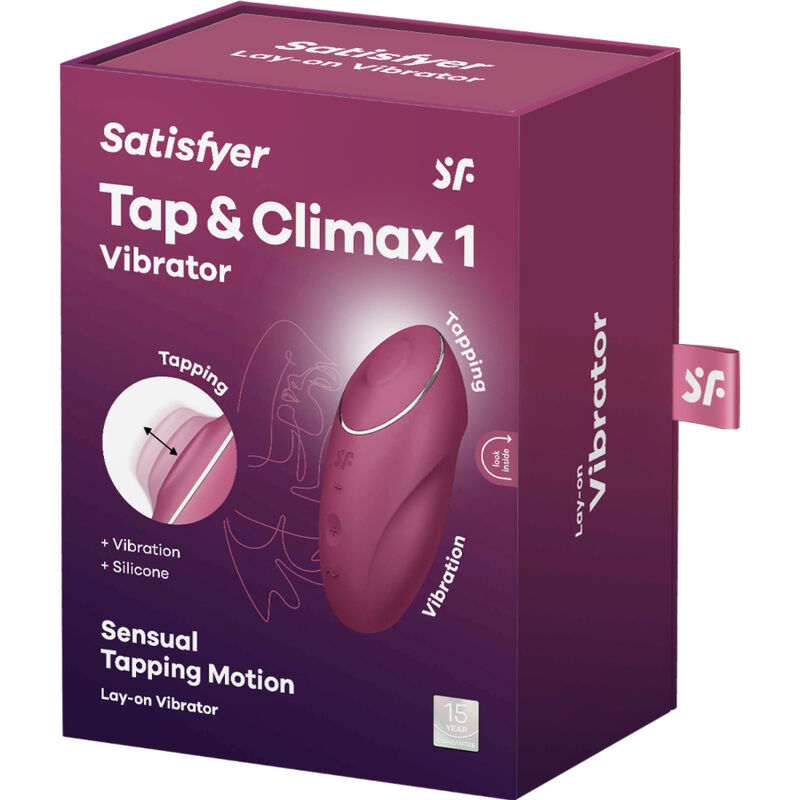 SATISFYER - TAP & CLIMAX 1 LAY-ON VIBRATOR SATISFYER LAYONS