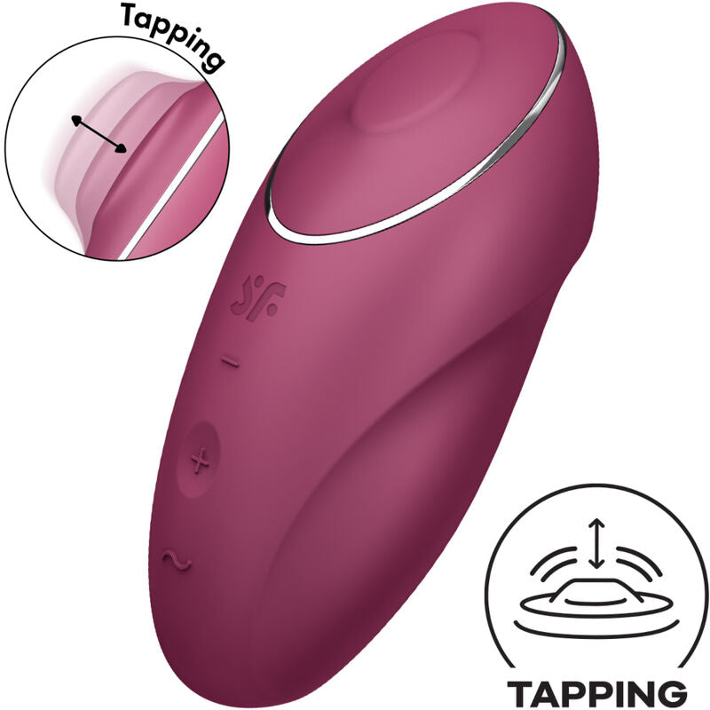 SATISFYER - TAP & CLIMAX 1 LAY-ON VIBRATOR - ToysByMonk