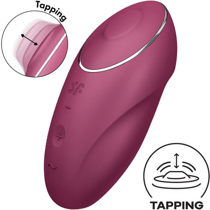 SATISFYER - TAP & CLIMAX 1 LAY-ON VIBRATOR - ToysByMonk