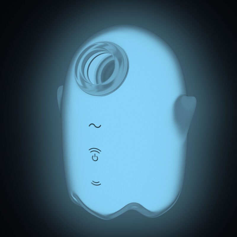 SATISFYER - GLOWING GHOST AIR PULSE & VIBRATOR YELLOW - ToysByMonk