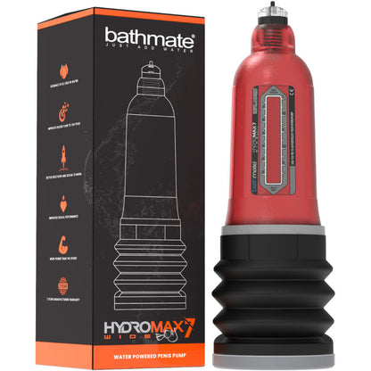 BATHMATE - HYDROMAX 7 WIDE BOY X30 RED BATHMATE