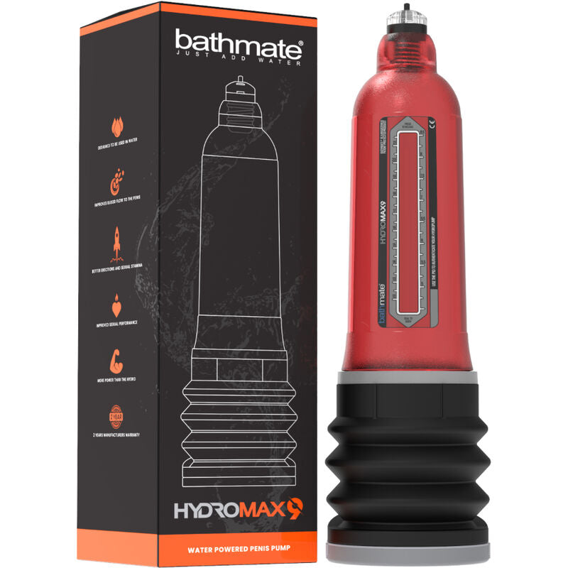 BATHMATE - HYDROMAX 9 RED PENIS INCREASE PUMP BATHMATE