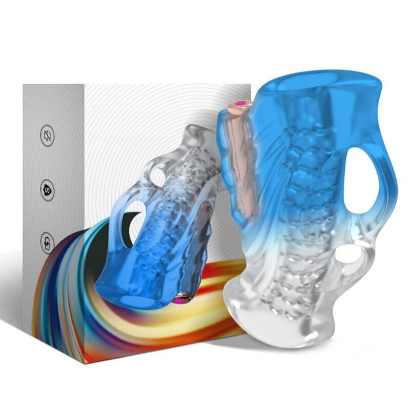 ARMONY - MASTURBATOR FINGER & VIBRATOR BLUE GRADIENT - ToysByMonk